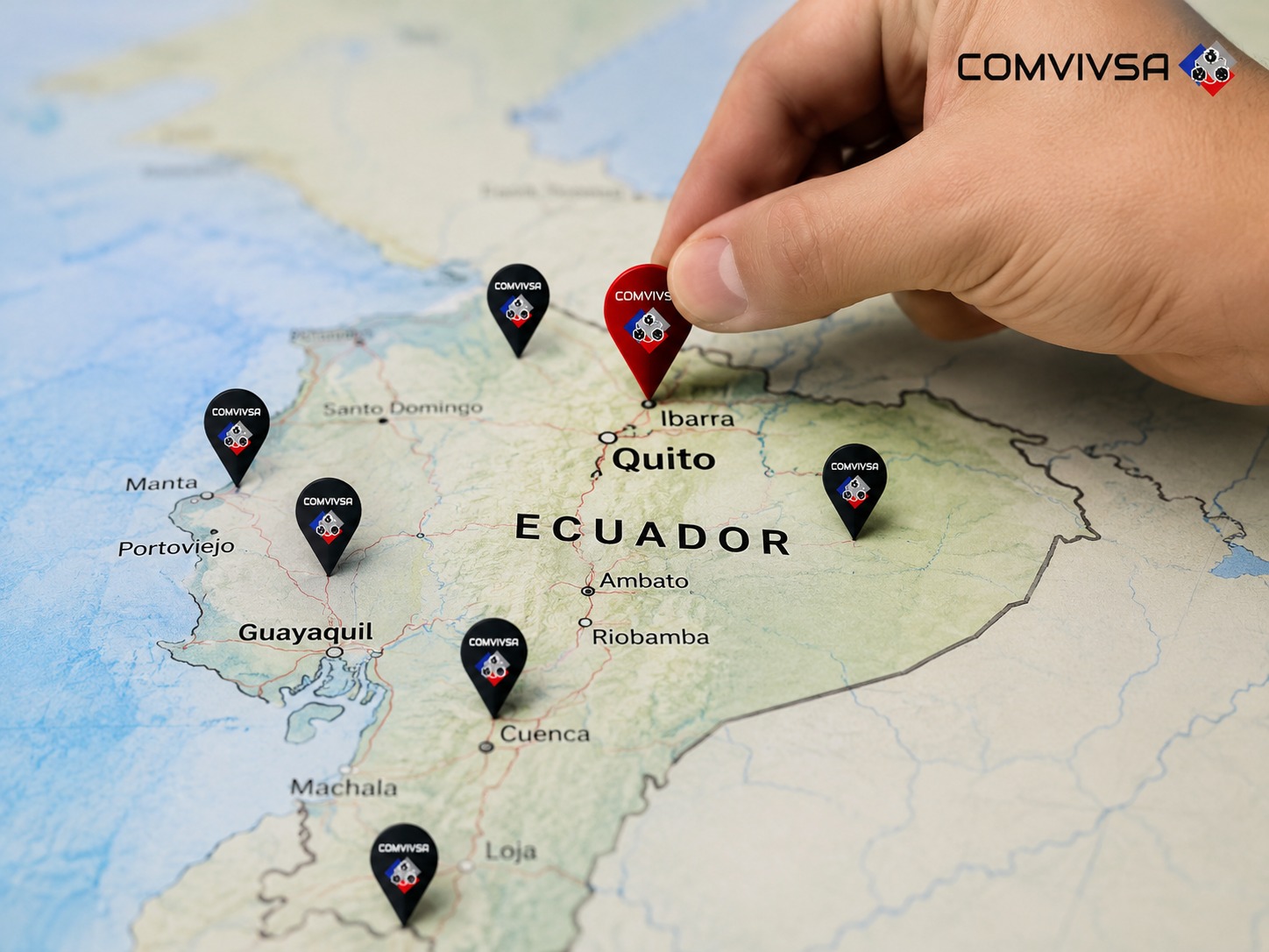 Meta de cobertura nacional COMVIVSA - Expansión en Ecuador